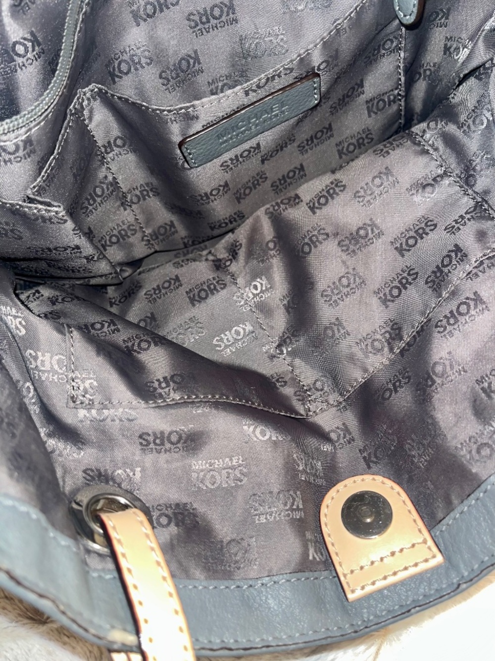 Michael Kors Jet Set bah Dark Gray/Green - Picture 9 of 13